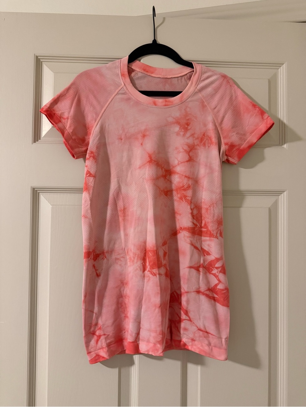 Lululemon Pink Tie-Dye Short Sleeve Tee